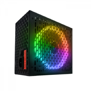 Fonte BRX Rainbow Series RGB 500W 80 Plus Bivolt Automática